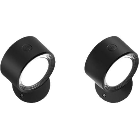 Lampada da parete per interni, lampada a LED ricaricabile con telecomando o controllo touch, 3 temperature di colore e luminosità regolabile, lampada da parete senza fili per la lettura da comodino (1/5)