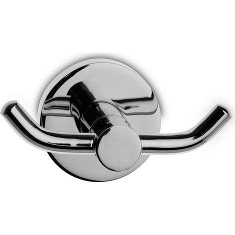 Appendino doppio in ottone cromato modello ON-3491 kamalu