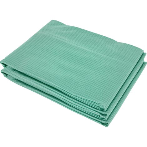 Cubierta para invernadero, 300 cm x 200 cm x 200 cm, malla de PE, 6 ventanas de ventilación, puerta enrollable, impermeable. (1/5)