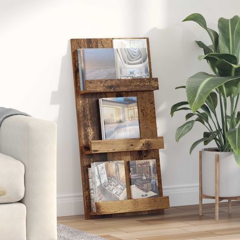 Magazinregal mit Regal Altholz 51 x 11 x 102 cm Holzwerkstoff