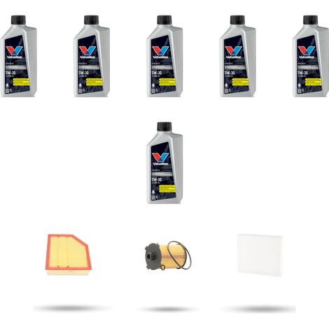 Kit tagliando 3 FILTRI e 6L OLIO compatibile con Volvo V60 II 2.0 T5 184kw Cross Country Dal 2018 (1/5)