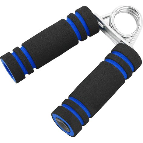 Entraîneur de Force de Préhension, Pince à Main Compacte et Antidérapante Durable pour l'entraînement des Hommes (Bleu) (1/5)