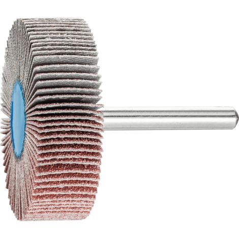 PFERD TOOLS Korund Fächerschleifer F Ø 50x15 mm Schaft-Ø 6 mm A80 für Feinschliff und Finish 10 Stk
