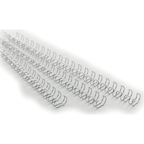 GBC WIREBIND 21LOOP A4 12MM SILVER (100) raccoglitore ad anelli (1/4)