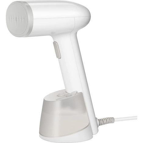 Défroisseur vapeur vertical portable voyage, 230ml, 1200W Fer à vapeur pratique Chauffage rapide, vapeur 18g/min, pour vêtements, rideaux, meubles rembourrés (1/5)