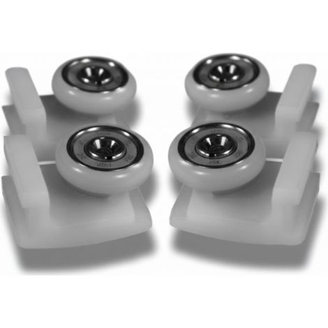 Kit di cuscinetti con staffe HARMONY STAR A/2P Bianco