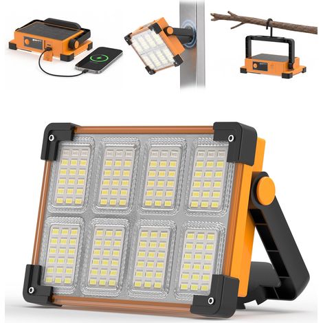 Projecteur LED Rechargeable Solaire USB Portable (1/5)