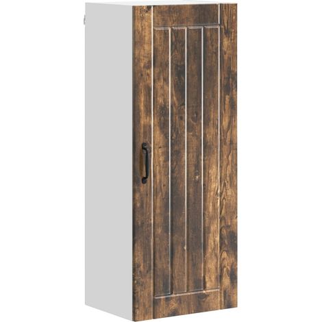 Maison Exclusive - Armario de Pared LUCCA Roble Ahumado 40 x 31 x