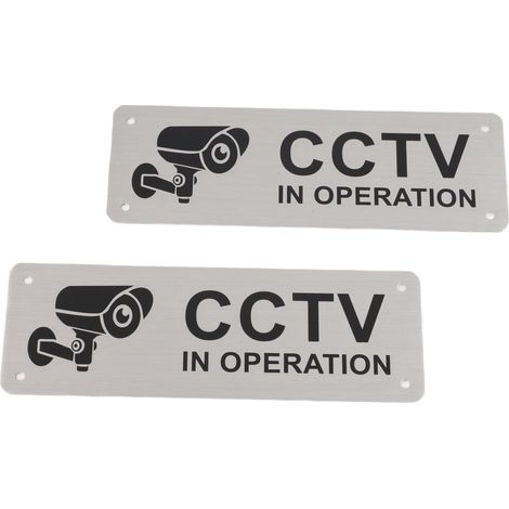 Plaque Alu pour caméra Sécurité UV Imperméable Plaque Alu pour(2PCS) (1/5)