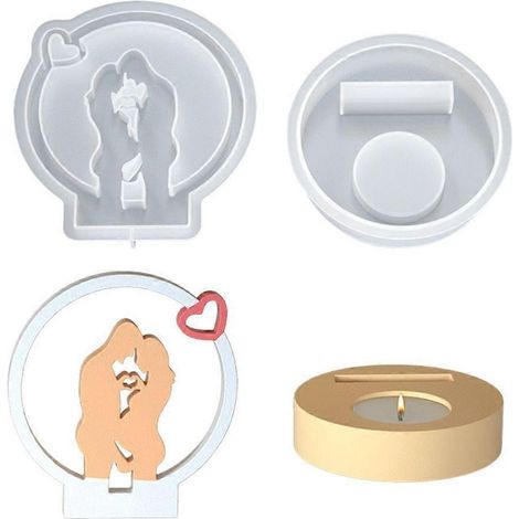 Moules pour bougeoirs, porte-bougies chauffe-plat et décorations de table