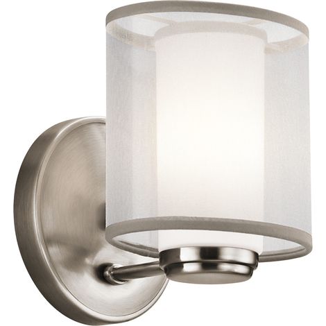 Elstead Saldana - 1 Licht Wandleuchte Classic Zinn, G9