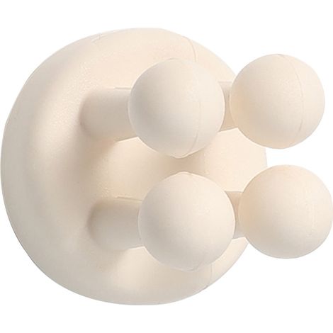 Gancio multiuso in silicone, non lascia residui, adesivo resistente, tenuta sicura, gancio impermeabile per cucina e bagno.