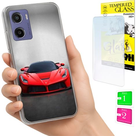 Funda para Motorola Moto E15 / Moto G05 con cubierta trasera y cristal 9H. (1/5)