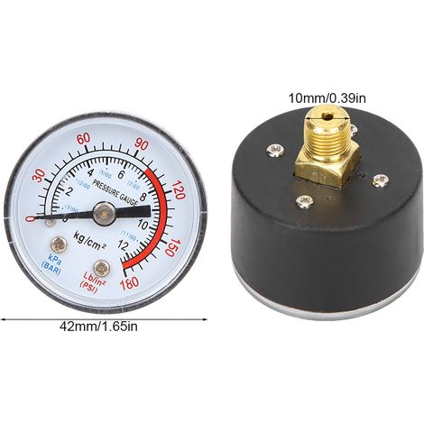 Kit régulateur de pression plastique Y40 1/8 0-12KG/cm³ interrupteur à contact normalement fermé support accessoires compresseur d'air (1/5)