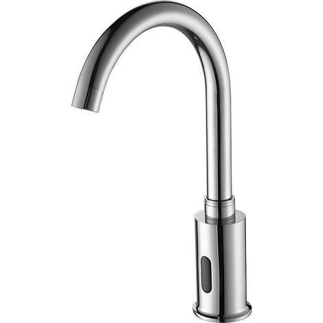 Automatischer Induktionshahn, intelligenter Warm- und Kaltwasserauslass mit Infrarot (1/4)