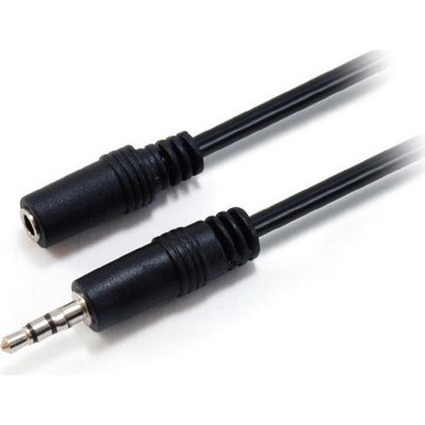 Cavo audio mini jack maschio-femmina da 3,5 mm 2,5 m equip (1/2)