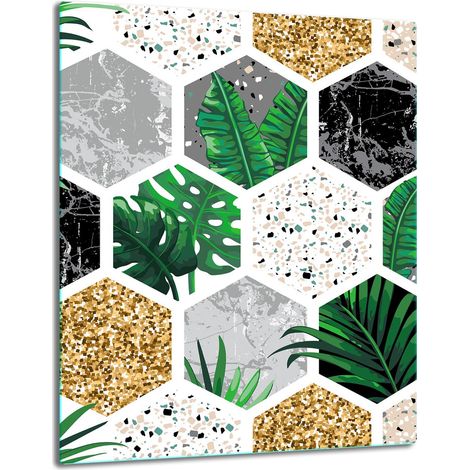 Tischplatte aus Glasplatte 40x52 Mosaik (1/5)