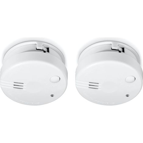 Alecto Mini-Rauchmelder 5-Jahres-Batterie 2er-Pack Weiß