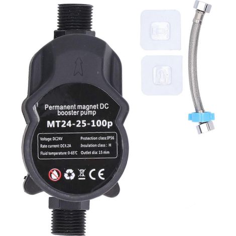 Pompe de surpression automatique pour la circulation de l'eau de douche, murale, 24 V CC (1/5)