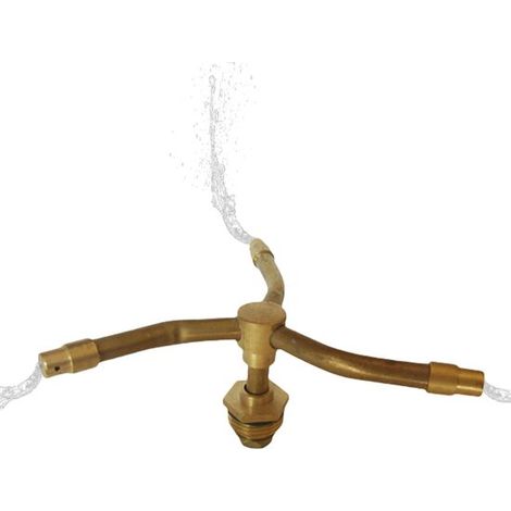 Automatischer Rotationsregner – Breiter Abdeckungsbereich – Rasenbewässerungsverteiler – Vollrotation – 19 mm – Kupfer (1/5)
