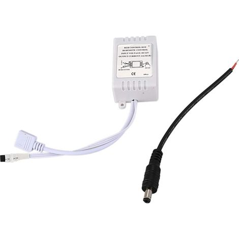 2 telecomandi wireless a infrarossi con 44 tasti per strisce LED – Compatibili con tutte le strisce luminose RGB/RGBW – Portata fino a 30 m – Alimentazione a pile AAA (non incluse)