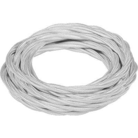 CAVO ELETTRICO MULTIPOLARE COUNTRY FME - RAME/PVC/SETA BIANCO N°XMMQ 3X1 CF=MT 50 - 1 confezione