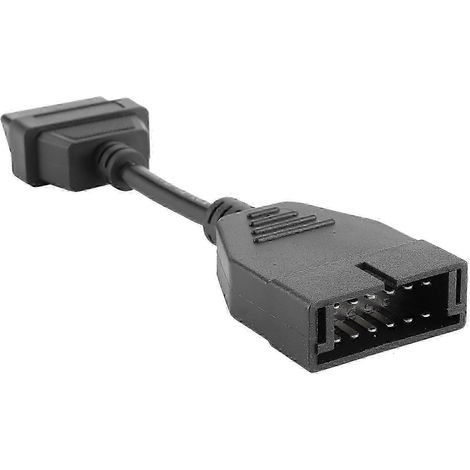 Câble de connexion professionnel pour diagnostic automobile. adaptateur 12 broches mâle vers OBD1/OBD2 16 broches femelle ws (1/4)
