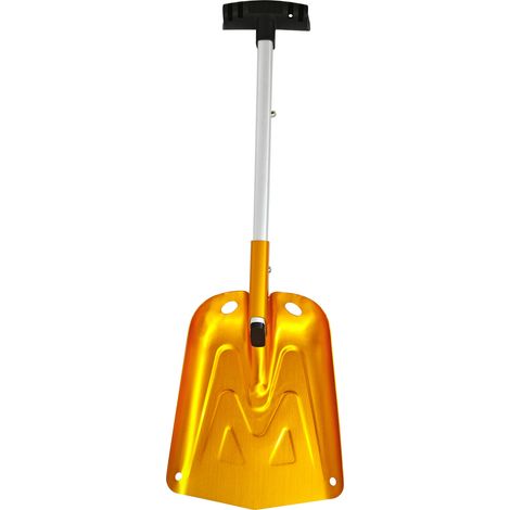 Pelle SUV sportive légère Pelle à neige pliante Pelle pliante pour l'extérieur, le jardin, la plage, les voitures et les camions Déneigeur en métal d'hiver ， jaune