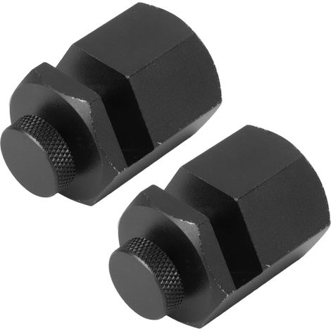 2 PCS Boutons de Jauge pour Escalier en Alliage d'Aluminium Outil de Trace pour Marches et Contre-marches pour Équerre de Charpente Bois Noir (1/5)