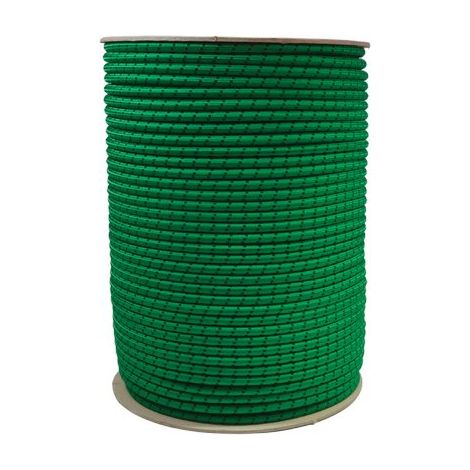 CORDA ELASTICA IN BOBINA - VERDE MM 8 MT 100 - 1 pezzo