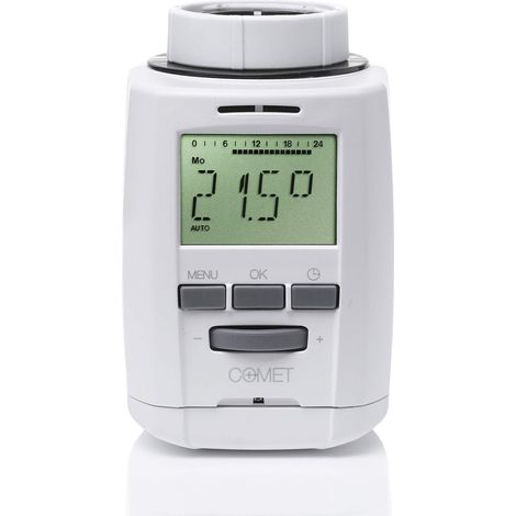 Eurotronic 700012 Sparmatic Comet, regolatore a risparmio energetico (facilmente programmabile, economico, termostato elettronico per radiatori, protezione anticalcare e antigelo) (1/5)