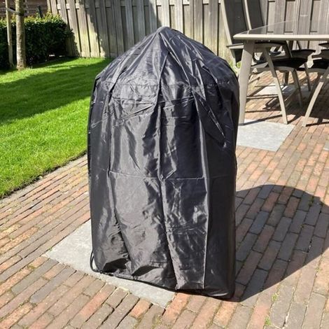 Housse de protection imperméable ronde pour barbecue, table de jardin, meubles, anti-poussière, pique-nique en plein air, portable e (1/3)