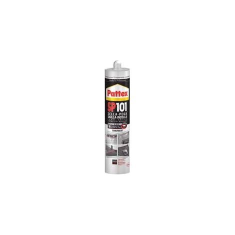 PATTEX SIGILLANTE SP 101 TRANS TRASPARENTE NEUTRO- - ml.280 - 2 pezzi HENKEL
