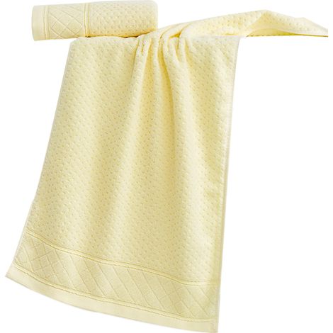 Lot de 4 serviettes pour les mains (34 x 74 cm), en coton, ultra douces et très absorbantes (vert clair). (1/5)