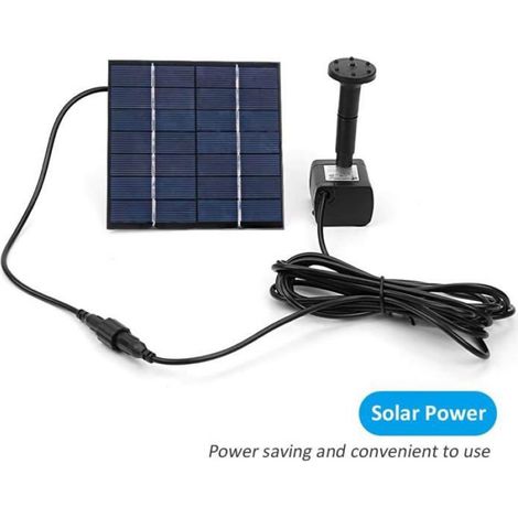 Mini Pompe Solaire eau pour Piscine de Jardin, Kit de Panneau d’Alimentation (1/5)