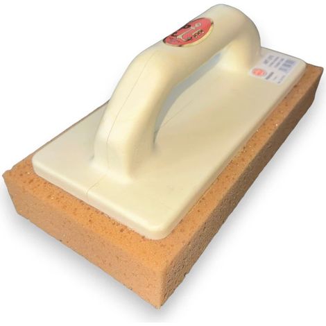 FRATTONE SPUGNA PULIZIA PIASTRELLE 875 ANCORA - BASE PU SPUGNA MARINA H.MM 40 MM 250X130- 2 pezzi (1/5)