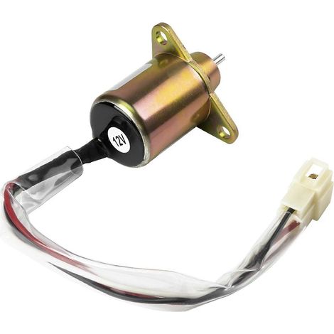 Électrovanne d'arrêt de carburant pour moteur Yanmar 12 V Takeuchi 1503ES-12S5SUC5S, référence 17594-6001-4, SA4569T et SA-4562T