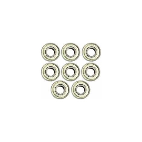 Lot de 8 roulements à roulettes scellés 608ZZ (ABEC11) en acier inoxydable (1/5)