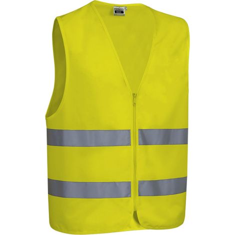 Chaleco reflectante WAGON L Amarillo fluor