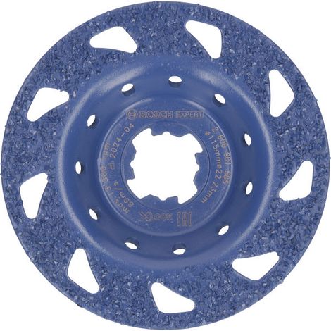 Bosch EXPERT Multi Carbide Grinding Head Medium Flat X-LOCK 115mm 2608901685
