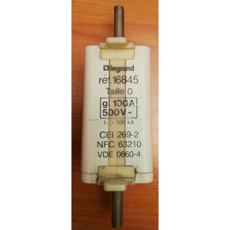 Legrand 016845 GG Sicherungspatrone – Anzeige der Größe 0 – 100 A
