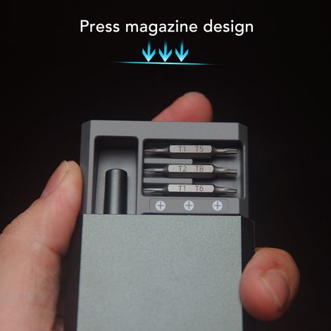 Jeu de tournevis de précision multifonction 36 en 1, mini-kit d'outils de réparation pour appareils électroniques, ordinateurs, lunettes, téléphones et montres.
