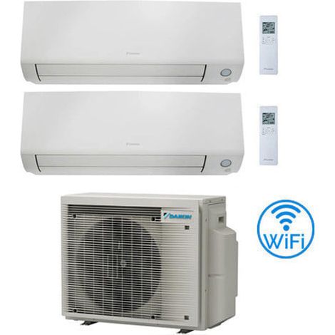 Climatiseur Daikin Perfera toutes saisons, double split, onduleur, 9000 + 9000 BTU, avec , 3MXM52A9, classe A+++/A+++, neuf en 2024 (1/5)