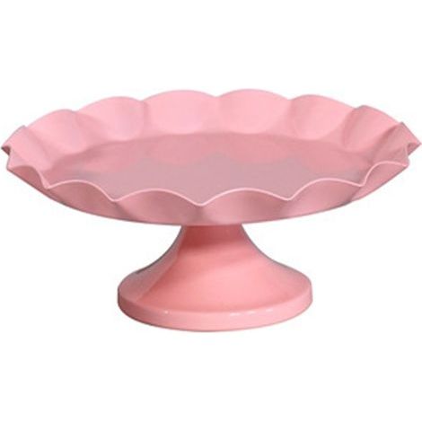 Présentoir à gâteaux minimaliste, stable et décoratif, multifonctionnel, pour cupcakes, desserts et fruits, rose, taille M (1/5)