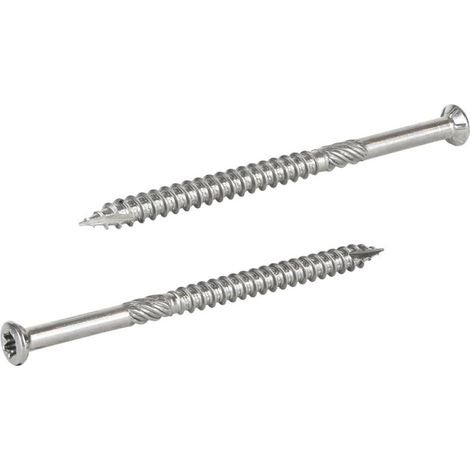 Vis terrasse bois - Radix - Torx T25 - 5,0 x 80 mm - RVS-410 (100 pcs) (1/2)