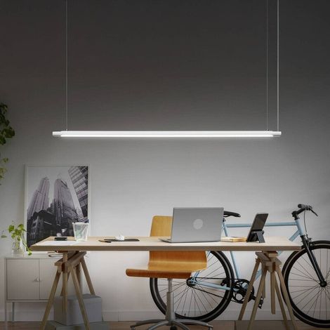 [NEUWERTIG] B-Ware OSRAM LED Pendant Light Office Line Slab White 4,000 K DIM (1/2)