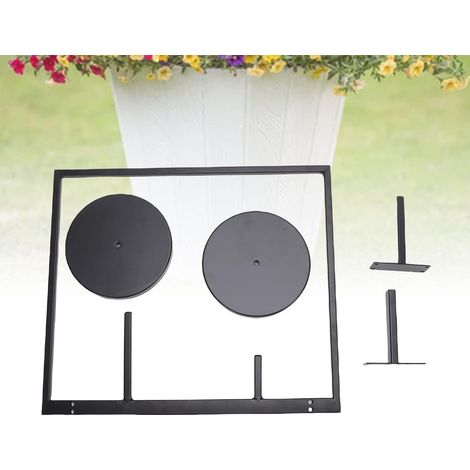 Soportes de pared para plantasEstructura metálicaDiseño creativoEstante de 5 piezasFácil montajeHierro (1/5)