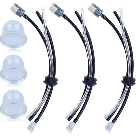 Ensemble bouchon 20 mm / Tuyau à huile / Filtre à huile, Pour Echo SRM-2100 GT225 GT225i PAS225 PE225 PPF225 SHC225 SHC225s SRM225i SRM225SB SRM225U Pour coupe-bordure à fil, 132111 54673550.90097 (1/5)