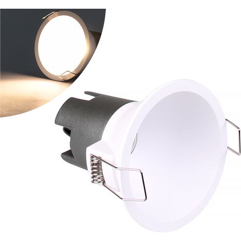FARETTO LED DA INCASSO 5W ALTA LUMINOSITA' DESIGN MODERNO TONDO IN ALLUMINIO BIANCO - ILLUMINAZIONE ACCOGLIENTE 3000K (1/5)