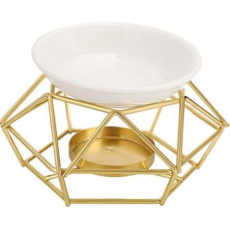 Élégant bougeoir nid d'oiseau, plaque chauffante, brûleur de parfum, aromathérapie, cire, bougie, brûleur à tarte, diffuseur d'ambiance, chambre. (1/5)